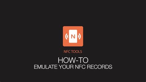 nfc tools pro emulate nfc tag|nfc tag emulator.